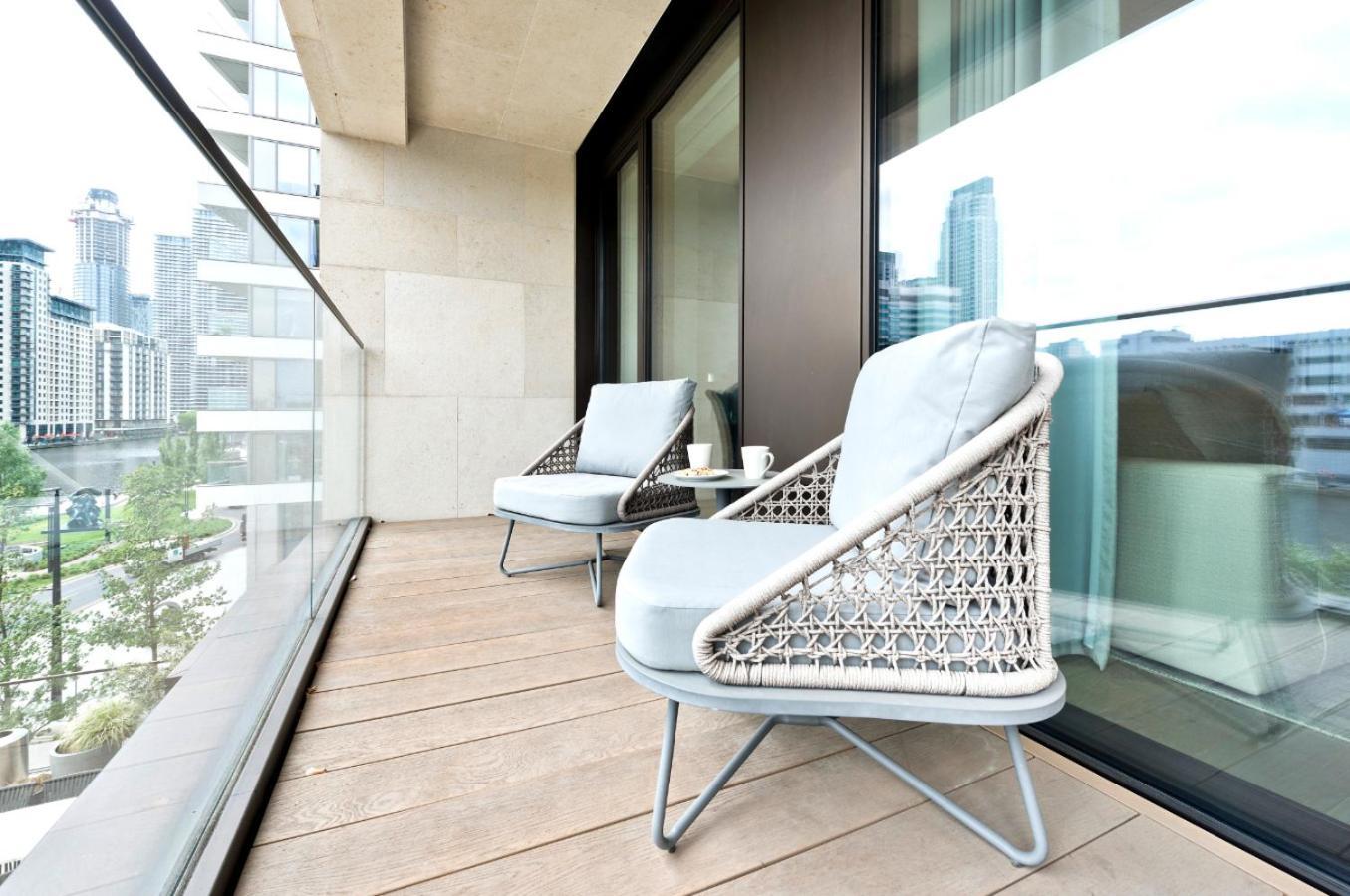 Elegant And Modern Apartments In Canary Wharf Right Next To Thames Londres Extérieur photo