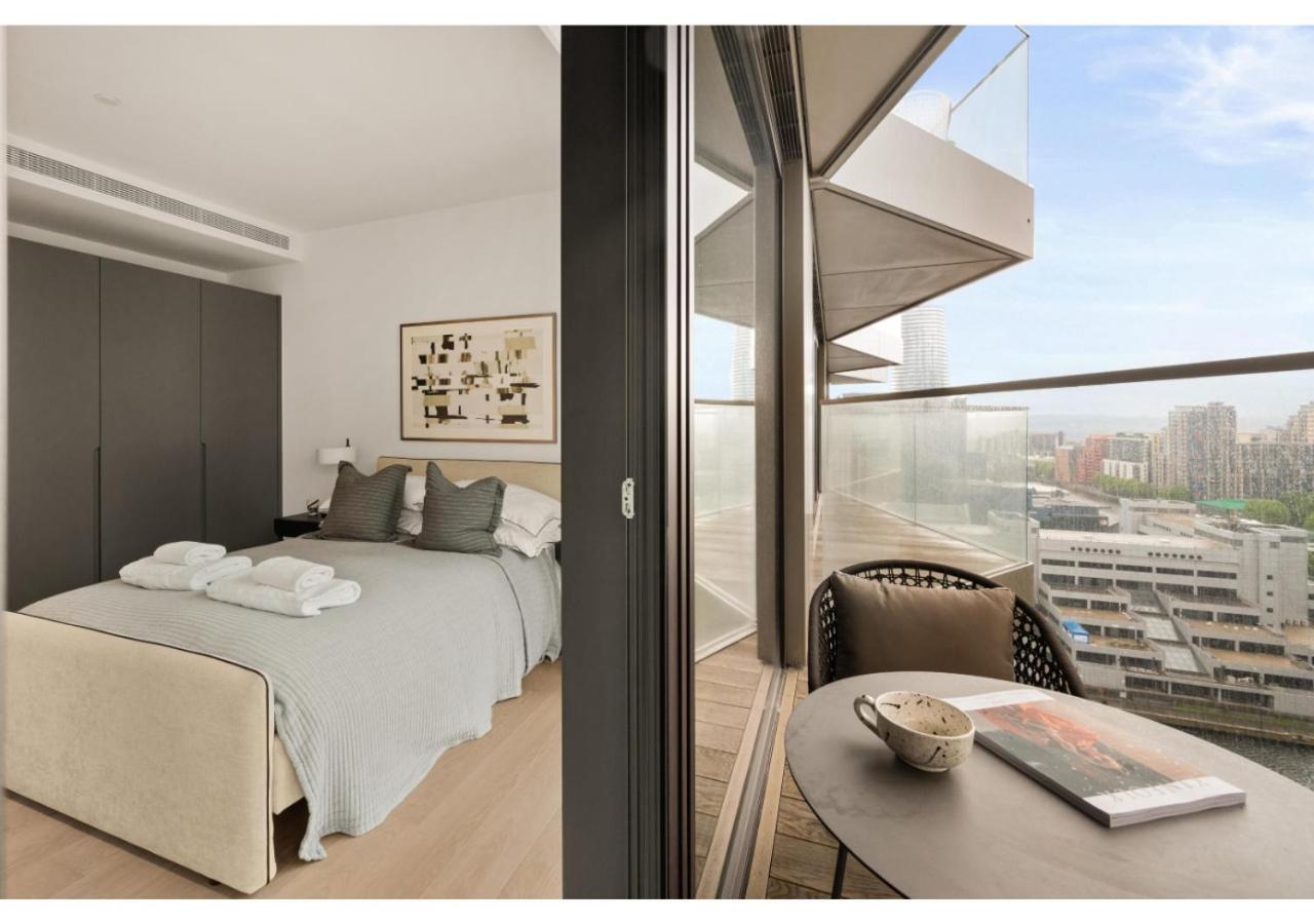 Elegant And Modern Apartments In Canary Wharf Right Next To Thames Londres Extérieur photo