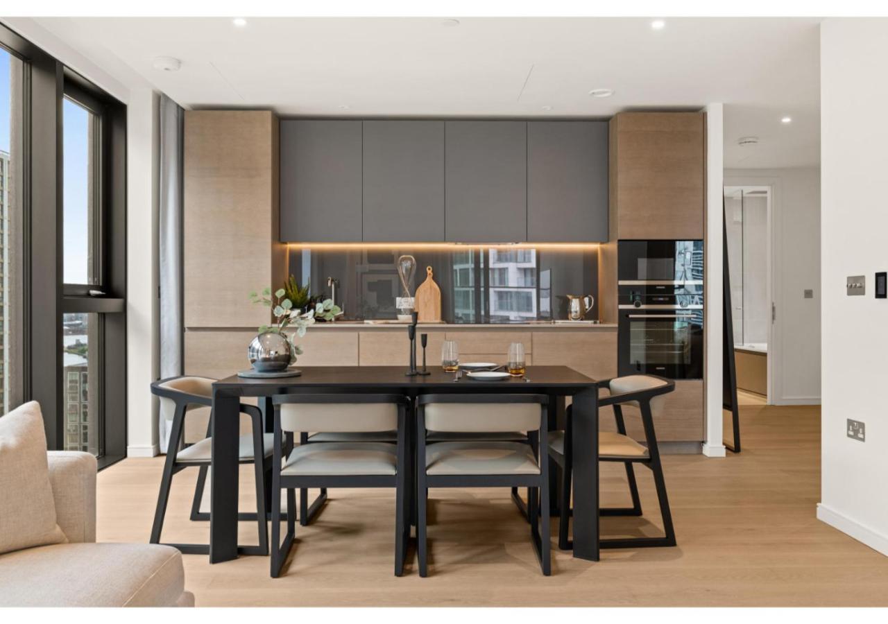 Elegant And Modern Apartments In Canary Wharf Right Next To Thames Londres Extérieur photo