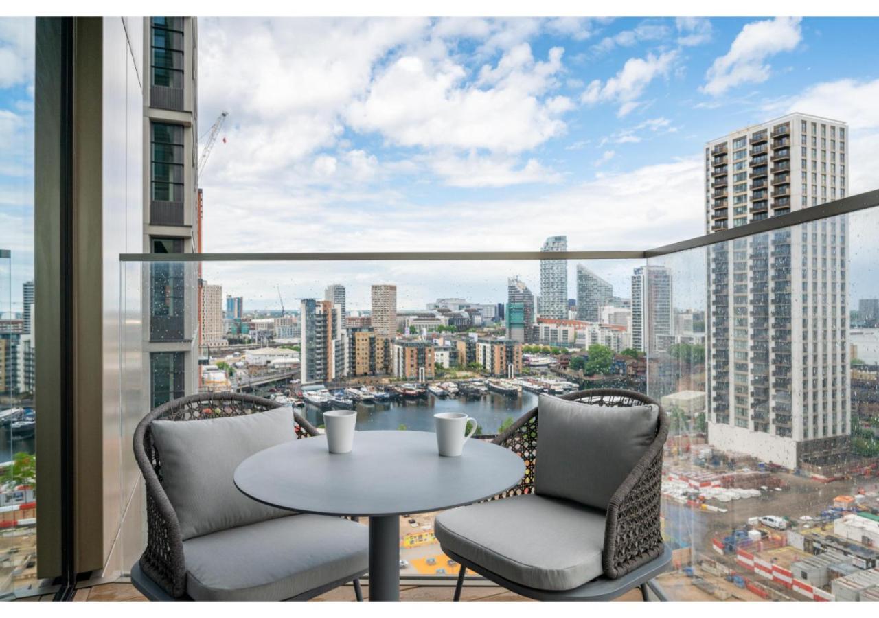 Elegant And Modern Apartments In Canary Wharf Right Next To Thames Londres Extérieur photo