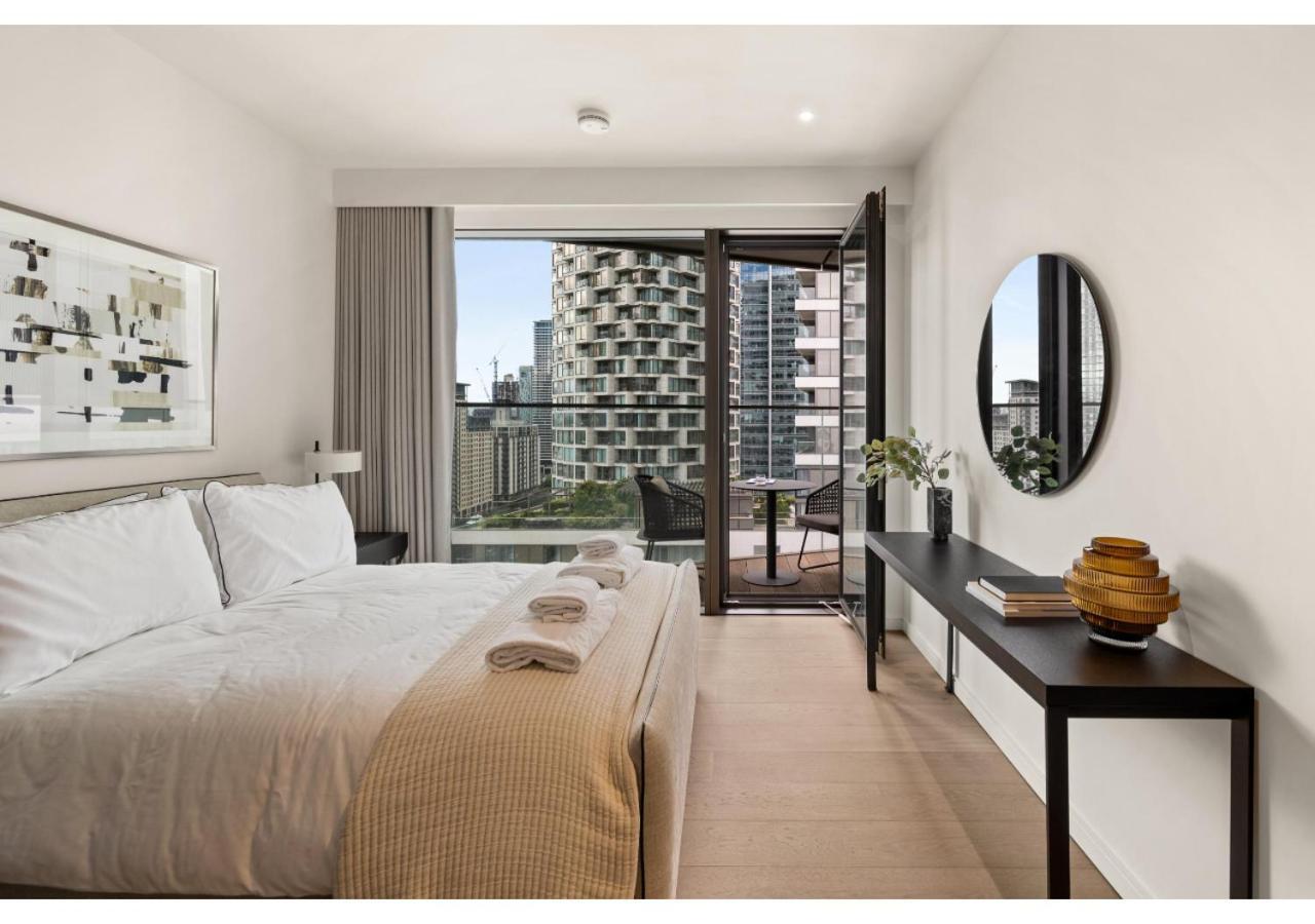 Elegant And Modern Apartments In Canary Wharf Right Next To Thames Londres Extérieur photo