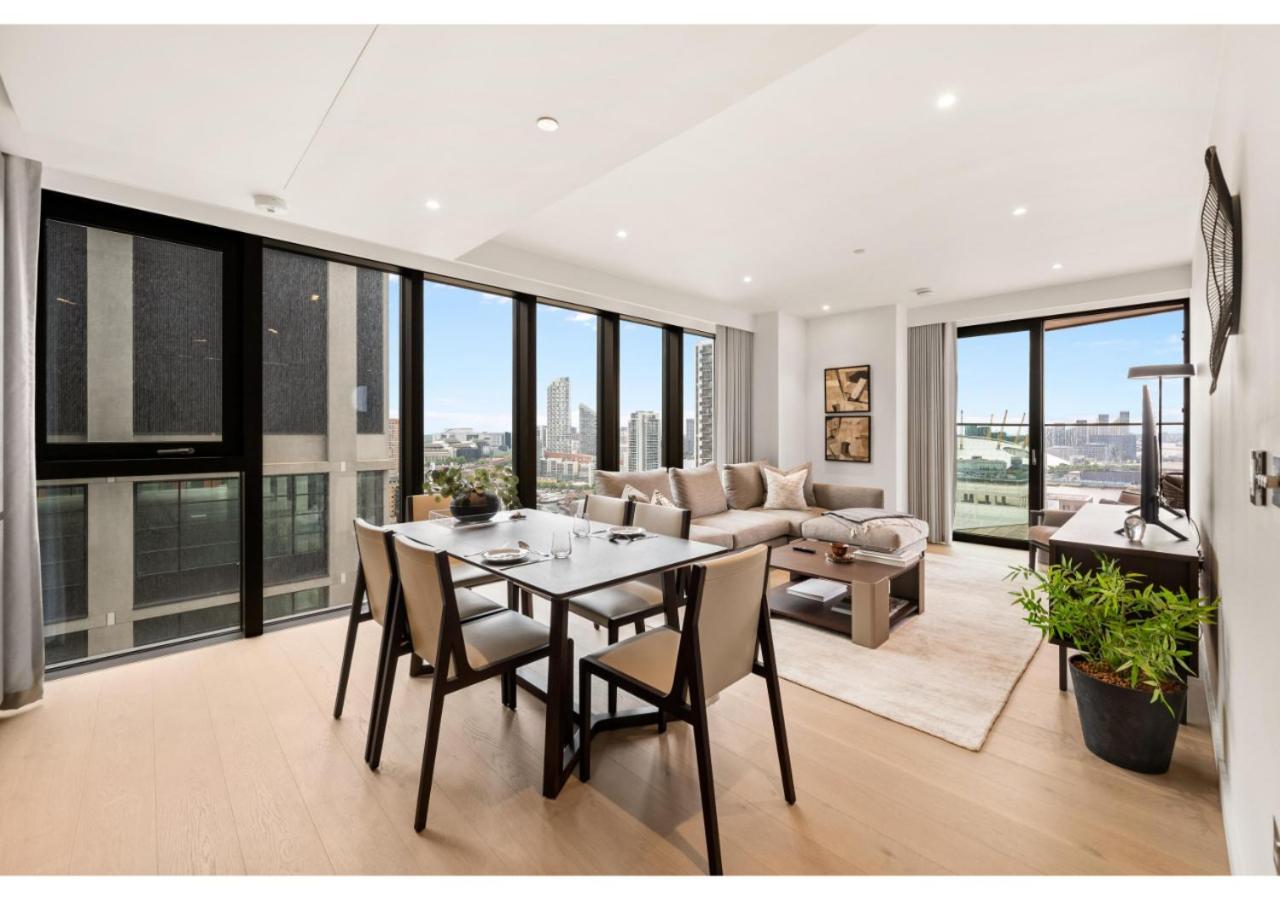 Elegant And Modern Apartments In Canary Wharf Right Next To Thames Londres Extérieur photo
