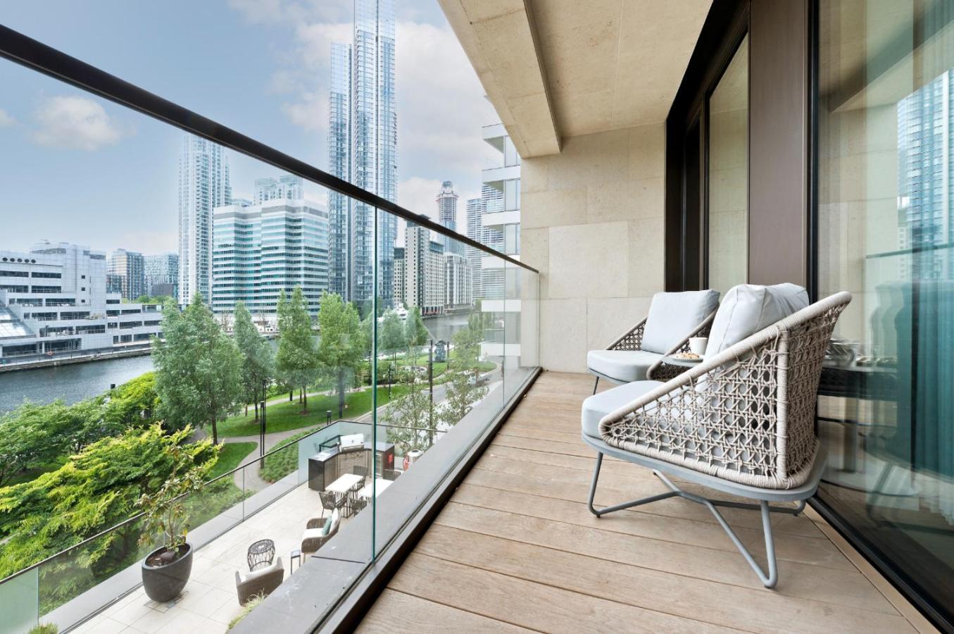 Elegant And Modern Apartments In Canary Wharf Right Next To Thames Londres Extérieur photo