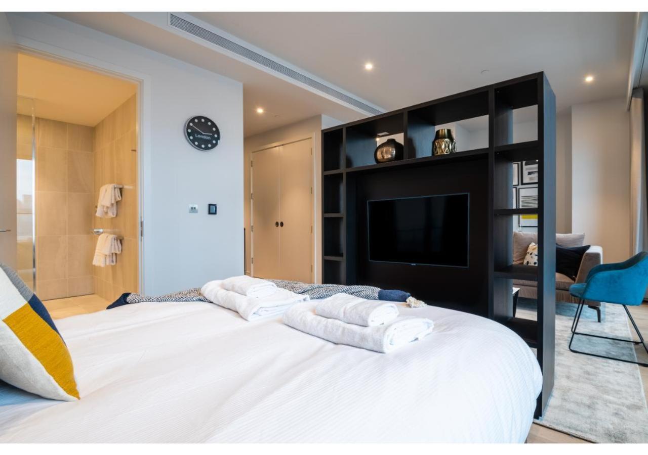 Elegant And Modern Apartments In Canary Wharf Right Next To Thames Londres Extérieur photo